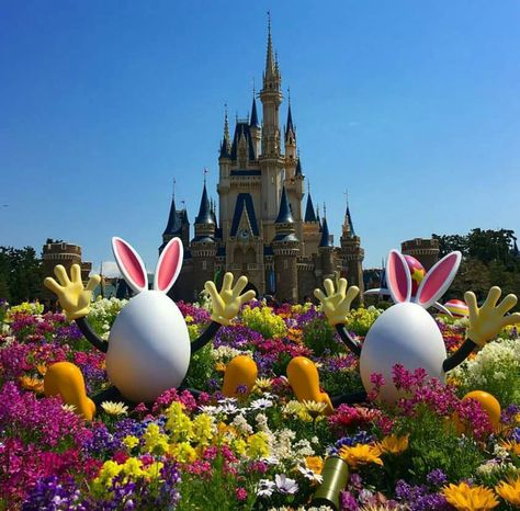 Magic kingdom at easter Wedding Dresses Garden, Garden Decorations Ideas, Creative Placemaking, Easter Events, Decorating Garden, Giant Easter Eggs, Beginners Garden, Gardening Crafts, Easter Outdoor