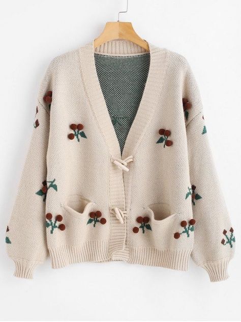 Aesthetic Sweaters For Women, Women Sweaters Winter Cardigans, Cardigan Aesthetic, Sweater Designs, Cardigan Design, Embroidery Sweater, Style Sweaters, Sweaters And Cardigans, 가을 패션