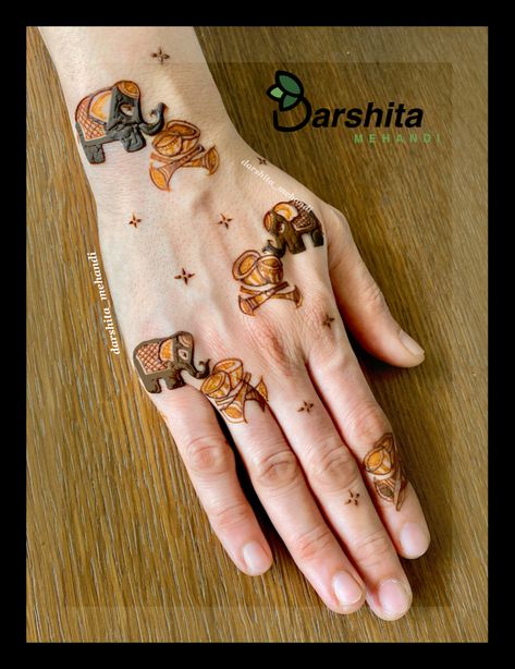 Boys Hand Mehndi Design, Elephant Design In Mahendi, Elephant Mehendi Design, Elephant Mehendi, Elephant Mehndi, Mehandi Design For Hand, Heena Design, Unique Mehndi, Unalome Tattoo