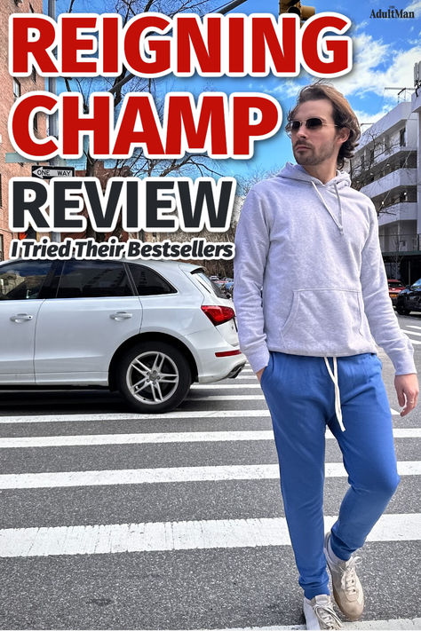 Reigning Champ Review: I Tried Their Bestsellers Gentlemens Guide, Gentlemen's Guide, Reigning Champ, All Body Types, Reign, Formal Wear, I Tried, Men's Style, Body Types