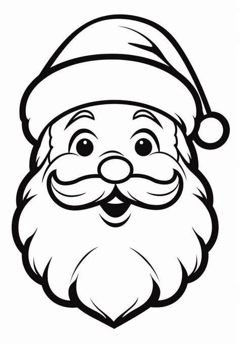 Santa Clause Coloring Page, Santa Claus Printables Free, Christmas Santa Claus Drawing, Santa Coloring Pages Free Printable, Easy Santa Drawing, Santa Claus Drawing Easy, Christmas Coloring Pages Free Printable, Santa Drawings, Santa Claus Coloring Pages