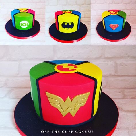 Justice League Cake, 6th Birthday Cakes, 6 Birthday, Leo Birthday, Justice League, Birthday Cakes, Food Ideas, Birthday Cake, Pastel