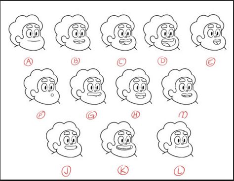 Caracter Designer, Mouth Animation, Cartoon Network Studios, Expression Sheet, Steven Universe Drawing, Animation Cartoon, Steven Universe Characters, Animation Sketches, Lips Drawing