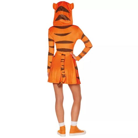 Adult Tigger Dress Costume - Winnie the Pooh - Spirithalloween.com Tigger Costume Women, Tigger Costume Diy, Winnie The Pooh Costumes, Steampunk Womens Costume, Disney Baby Costumes, Tigger Costume, Winnie The Pooh Character, Winnie The Pooh Costume, Safari Costume