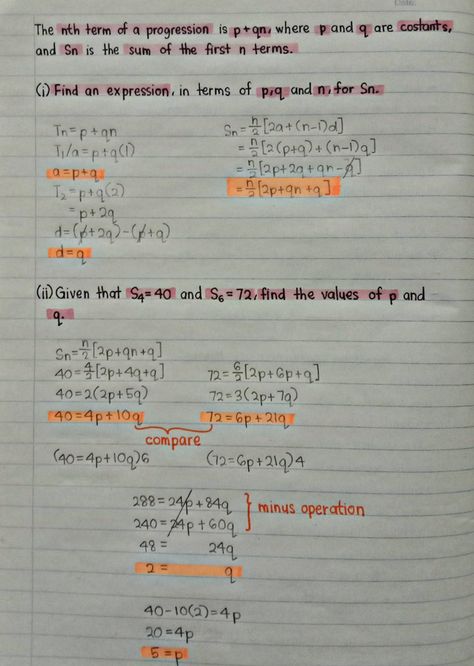 Arithmetic Progression. Arithmetic Progression, Study Board, School Help, Quick Saves