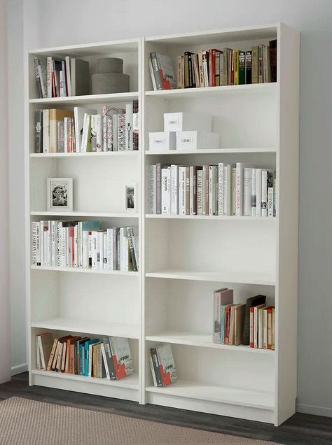 Ikea Billy Bookcase White, Dream Pantry, Somewhere In The World, Bookcase White, Bookshelves In Bedroom, Ikea Bookshelves, Ikea Billy Bookcase, Welcome To My House, Ikea Billy