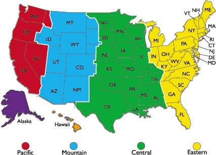 Time Zones in the United States Time Zone Map, Wine Glass Tags, Drawing Desk, America Map, Sand Crafts, United States Map, Harry Potter Crafts, Time Zone, Time Zones