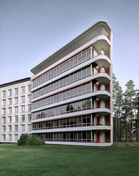 Alvar Aalto, Fabrice Fouillet · Paimio Sanatorium Aalto Architecture, Paimio Sanatorium, Alvar Aalto Architecture, Alvar Alto, Aino Aalto, Hospital Architecture, Modernist Architects, Architectural Competition, Architecture History