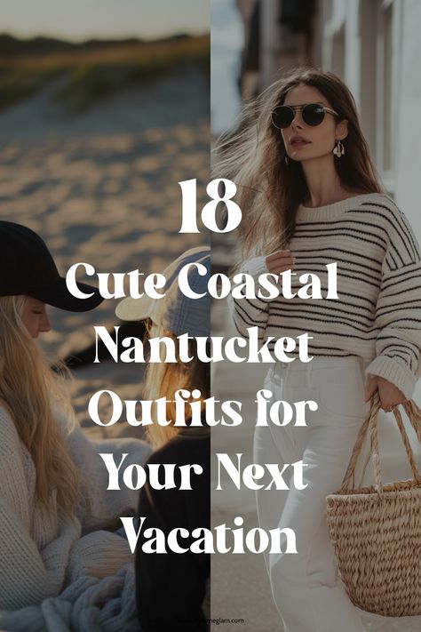 Growing up in Massachusetts, one of my favorite memories is how every summer my family would pack up the car and head to Nantucket for vacation. It was kind of a big deal—those classic beach days, riding our bikes around town, and soaking up the coastal charm. Maybe that’s where I got my love for […] Nantucket Mom Aesthetic, Nantucket Girls Trip, Coastal Outfit Aesthetic, Old Money Nantucket, Summer In Nantucket, Nantucket Instagram Photos, Nantucket Outfit, European Outfits, Oversized Striped Sweater