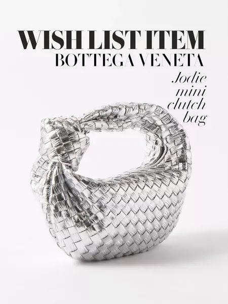 THE most beautiful silver bag around… The Jodie mini knotted intrecciato metallic leather tote by Bottega Veneta. Such a treasure 🩶 Silver bag | Trending bag | Christmas outfit ideas | Metallic accessories | Statement | New Year’s Eve outfit #LTKparties #LTKshoecrush #LTKGiftGuide Manifestation 2024, Silver Trousers, Silver Aesthetic, Metallic Accessories, New Year’s Eve Outfit, Mini Jodie, Silver Bag, Christmas Outfit Ideas, Silver Bags