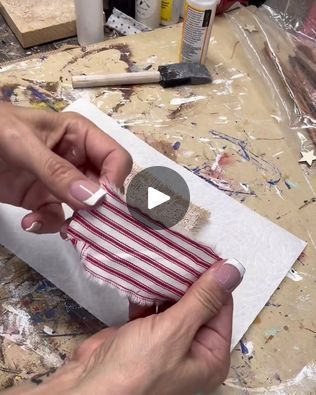 1.8K views · 41 reactions | Easy DIY Fabric Flag | In honor of 9-11 let’s make a quick and easy DIY flag with some stuff you might already have in your craft stash🇺🇸❤️🤍💙🇺🇸

Have you made a flag like this... | By A Frayed Knot | Hey guys. Nicole with A Frayed
Knot. Make a flag with me with some of my favorite fabrics.
Okay so all the fabrics that I'm using can be purchased at
Hobby Lobby. I also had these little wood star cutouts and a
large cinnamon stick and I just love this star fabric. You're
going to want to take the burlap. I used it as the base
and cut a rectangle and the red and white stripe fabric. I also
cut in a rectangle. A little smaller than the burlap and
then I used the blue with white stars for the banner portion of
the flag. Cut it into a you're going to need some Mo Diy Flag, Star Fabric, Fabric Flag, Wood Stars, Craft Stash, A Flag, Fabric Flags, Stripe Fabric, White Stars