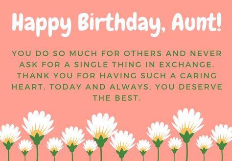 150 Best Happy Birthday Aunt Messages and Quotes | FutureofWorking.com Happy Birthday My Aunt, My Aunt Quotes, Aunt Happy Birthday, Birthday Quotes For Aunt, Happy Birthday Paragraph, Best Happy Birthday Message, Birthday Wishes For Aunt, Birthday Aunt, Happy Birthday Aunt