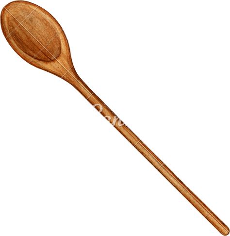 Wooden Spoon Drawing, Spoon Illustration, Spoon Drawing, Window Color, Illustration Photo, Canva Elements, Wooden Spoon, Photo Library, Wooden Spoons