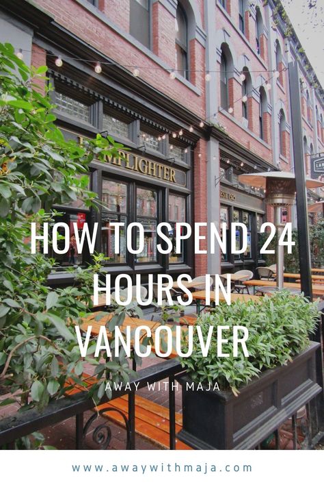 Discover how to spend 24 hours in Vancouver, including what to do and places to see with a limited amount of time in this fun city! Vancouver is one of the top places to see in British Columbia, and in Canada in general, and this city has a lot to see and do! This travel blog post shares what to do in Vancouver if you only have a short amount of time. From the best places to see and best things to do in Vancouver, check out this travel blog post for Canada travel and Vancouver travel! Vancouver Spring Outfit, What To Wear In Vancouver Canada, Trip To Vancouver Canada, What To Do In Vancouver Canada, Vancouver Museums, Things To Do In Vancouver Canada, What To Do In Vancouver, Trip Outfit Summer, Canada Train