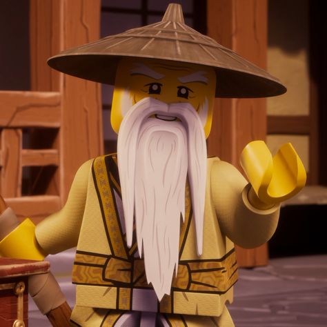 Ninjago: Dragons Rising S2E14 - Inside the Maze | tag(s): wu icon, wu pfp, ninjago icon, ninjago pfp Master Wu Ninjago, Wu Ninjago, Lego Ninjago Sensei Wu, Character Alignment, Ninja Lego, Sensei Wu, Ninjago Characters, Ninjago Pfp, Ninjago Dragons Rising