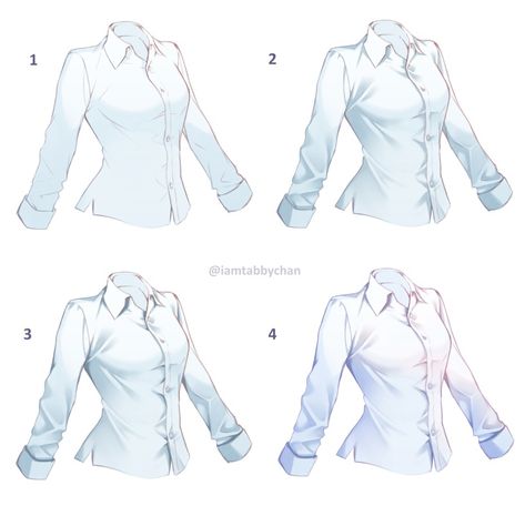 Shirt Shading Tutorial, Shirt Shading Reference, Anime Toturial, How To Draw Shirts, Shirt Reference, Shirt Sketch, Manga Tutorial, Shirt Drawing, Body Drawing Tutorial