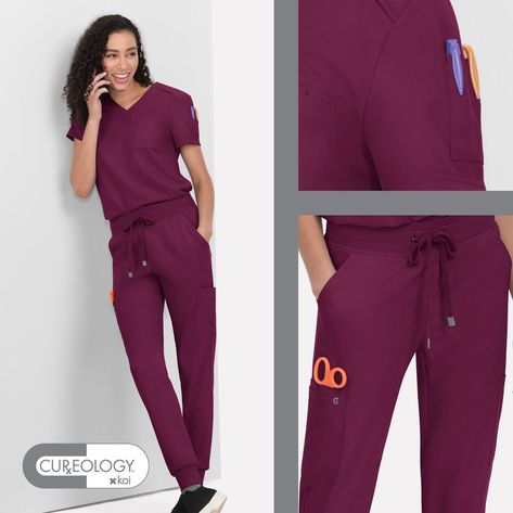 Embrace the fusion of style and comfort with Koi Scrubs' Cureology Collection - where innovative design meets medical professionalism. 🩺✨ #KoiScrubs #CureologyCollection #HealthcareFashion #MedicalUniform #NurseStyle #ScrubsLife #HealthcareProfessionals #MedicalApparel #StylishScrubs #ComfortMeetsStyle Stylish Scrubs, Koi Scrubs, Nursing Fashion, Medical Outfit, Medical Uniforms, Innovative Design, Healthcare Professionals, Innovation Design, Koi