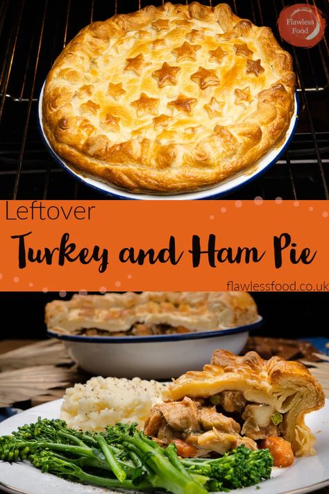 Looking for a delicious way to use up all of your Thanksgiving or Christmas leftovers? This turkey and ham pie is the perfect recipe. It’s easy to make, and it’s a great way to get a delicious meal without any of the hassle. You’ll love how simple this recipe is – just take all of your leftover turkey and ham, mix it with some vegetables and gravy, and bake it in a pastry pie. You’ll have a delicious meal that you can enjoy any time. Turkey And Leek Pie, Turkey And Ham Pie, Double Crust Pie, Dinner Pie, Ham Pie, Dinner Pies, Turkey Pie, Christmas Leftovers, Christmas Ham