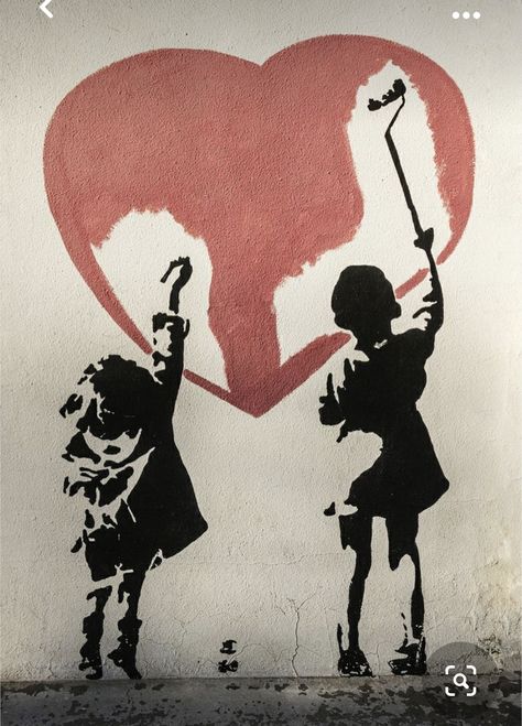 Banksy Artwork, Street Art Banksy, Protest Art, Banksy Graffiti, Banksy Art, Murals Street Art, Graffiti Wall Art, Graffiti Wall, Stencil Art