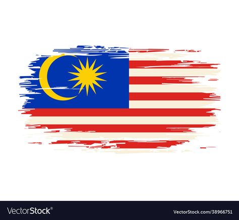 Malaysian Flag, Malaysia Flag, Grunge Background, Flag Colors, Girl Wallpaper, Brush Strokes, High Res, Png Images, Adobe Illustrator