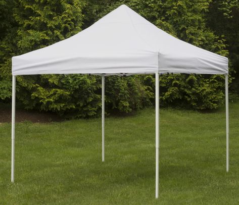 10' x 10' Outdoor Canopy Tent, Pop Up, Portable, Square – White Pop Up Design, Portable Canopy, Carport Canopy, Awning Shade, Canopy Tent Outdoor, Backyard Canopy, Car Shade, Outdoor Canopy, Shade Canopy