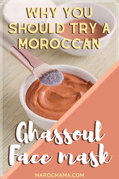 Moroccan Clay, Rhassoul Clay Mask, Diy Clay Mask, Clay Mask Recipe, Bath Benefits, Turmeric Face Mask, Body Mask, Clay Face Mask, Skin Mask