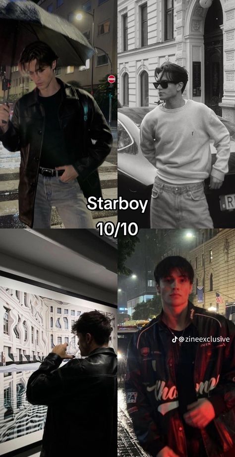 Starboy Aesthetic Men, Men Starboy Aesthetic, Starboy Clothes, Starboy Clothing, Star Boy Aesthetic Outfit Men, Looksmaxxing Men, Star Boy Style, Mens Starboy Outfits, Starboy Aesthetic Outfit Men