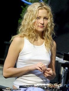 kate hudson curly hair how to lose a guy in 10 days | tresses ... Gorgeous Curly Hair, Kate Hudson Style, Actor Aesthetic, 33rd Birthday, Blonde Curly Hair, Goldie Hawn, Heart Emoji, Kate Hudson, Curly Hair Men