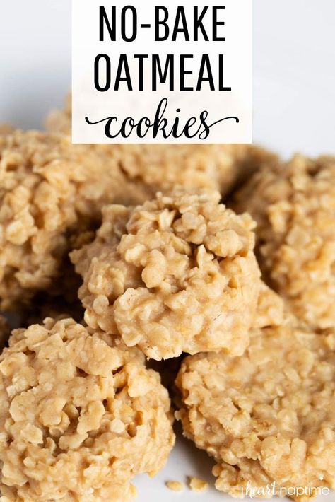 Cookies Chewy, Peanut Butter No Bake, Peanut Butter Oatmeal Cookies, Baking Recipes Cookies, Peanut Butter Oatmeal, Peanut Butter Cookie Recipe, Bake Cookies, Keto Cookies, No Bake Treats