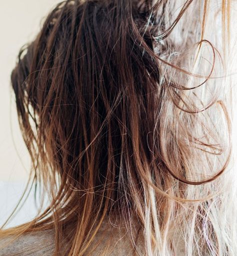 How to Get Rid of Greasy Hair in 7 Ways - PureWow Makeup After 40, Prevent Greasy Hair, Charlotte Aesthetic, Diy Haircuts, Vinegar For Hair, Apple Cider Vinegar For Hair, Hair Myth, Side Profiles, Greasy Hair