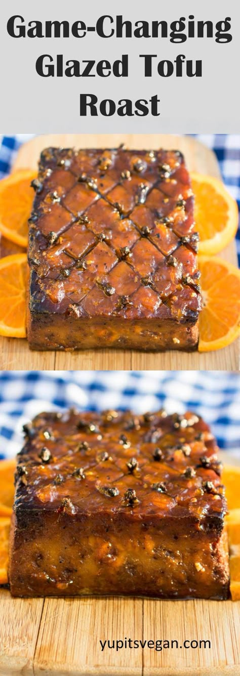 Tofu Roast, Glazed Tofu, Healthy Vegan Dessert, Best Tofu, Vegan Easter Recipes, Vegan Plan, Vegan Easter, Vegan Holiday Recipes, Vegan Christmas Recipes