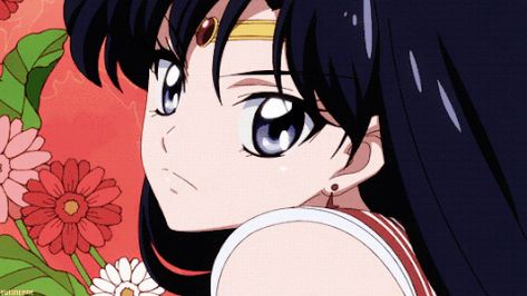 Sailor Mars Gif, Animated Face Claims, Mars Gif, Animated Face, Sailor Moon Gif, Moon Gif, Sailor Mars, Sailor Moon Crystal, Moon Crystal