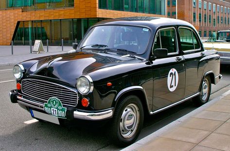 Ambassador | Hindustan Ambassador in Hamburg. | Dennis Matthies | Flickr Hindustan Ambassador, Hindustan Motors, Ambassador Car, Indian Cars, Vintage England, Fiat Cars, Cars Bikes, Pretty Cars, Royal Enfield