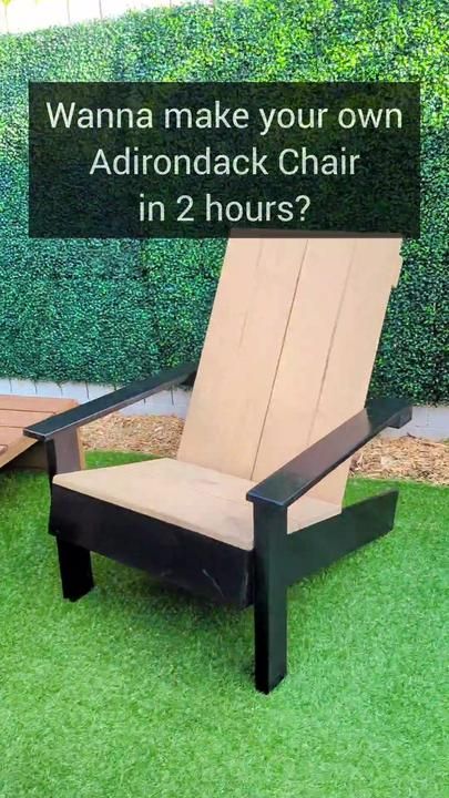 Woodworking Projects Bed, Diy Adirondack Chair, Patio Games, Adirondack Chair Plans, Seating Ideas, Modern Color Schemes, Backyard Seating, Woodworking Furniture Plans, Furniture Wood