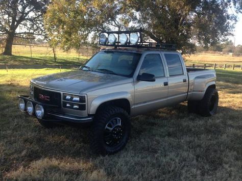 GMC Crew Cab Dually Gmc Dually Lifted, Obs Dually, 85 Chevy Truck, Gmc Diesel, Chevy Dually, Camo Truck, Hummer Truck, Obs Chevy, Truck Life