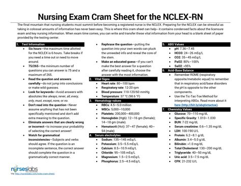 Nclex Cram Sheet  I found this great tool on Nurse Labs website. Be sure to visit their site for a variety of NCLEX study tools and tips. Nclex Cram Sheet, Nclex Mnemonics, Nclex Study Guide Cheat Sheets, Psych Nursing, Nclex Tips, Nursing School Life, Nursing Study Tips, Nclex Study Guide, Nursing Information