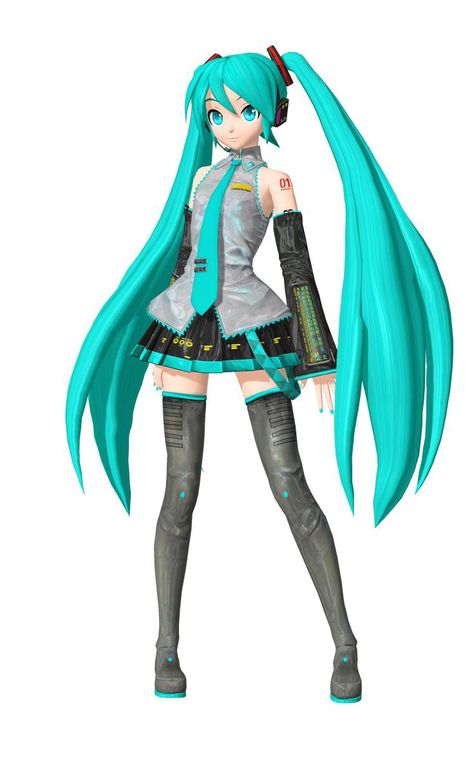 Emma Wiggle Costume, Hatsune Miku Costume, Hatsune Miku Outfits, Hatsune Miku Project Diva, Miku Hatsune Chibi, Groovy Fashion, Miku Chan, Miku Cosplay, Project Diva