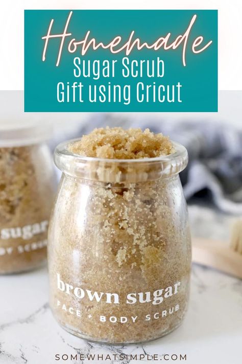 Make a batch for your family and friends in less than 10 minutes! Vanilla Brown Sugar Scrub, Homemade Sugar Scrubs, Homemade Sugar Scrub, Brown Sugar Scrub, Silky Smooth Skin, Sugar Recipes, Sugar Scrub Homemade, Sugar Scrub Recipe, Smells Good