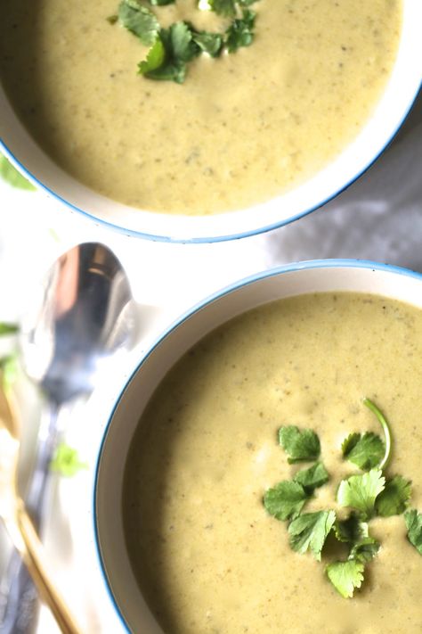 Cilantro Detox Soup - Predominantly Paleo Cilantro Soup Recipe, Cilantro Soup, Soup Cleanse, Cilantro Recipes, Detox Soup, Whole30 Recipes, Aip Recipes, New Year New You, Chicken Soup Recipes