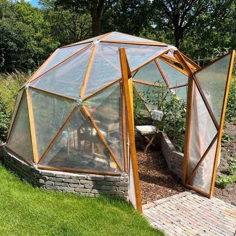 Dome Houses, Dome Greenhouse, Watering System, Dome House, Moving House, Great Job, Aspen, Home Living Room, The Netherlands