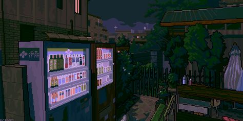 Lofi Gif, Anime Banners, Pixel Art Landscape, Gif Background, Pixel Art Background, Pixel Animation, Arte 8 Bits, 8bit Art, Cool Pixel Art