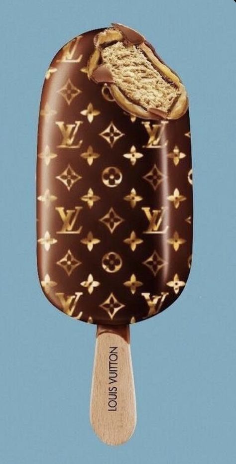 Louis Vuitton Background, Dagobert Duck, Louis Vuitton Pattern, Ice Cream Bar, Boujee Aesthetic, Fashion Background, Picture Collage Wall, Icecream Bar, Fashion Wall Art