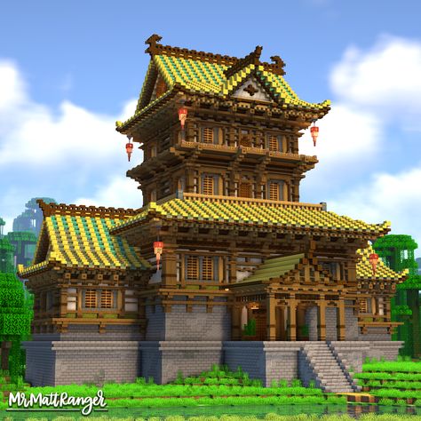 A Minecraft Japanese Temple with a full Bamboo Farm Interior!
You can download this build on my Patreon, just follow the link! Mc Japanese Interior, Minecraft Japanese Boat, Minecraft Japanese Mansion, Minecraft Demon Slayer Build, Minecraft Bamboo Village, Chinese Temple Minecraft, Minecraft Korean Builds, Japanese Farm Minecraft, Chinese House Minecraft