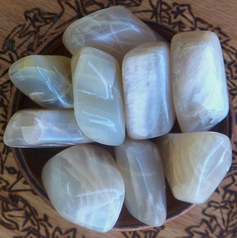 JUMBO MOONSTONE, AA Quality Tumbled Gem in Jewelry Pouch for Full Moon Magic, Divination, Psychic Powers, Gentle Protection, Restfulness by ArtisanWitchcrafts, $5.95 Full Moon Magic, Crystal Tips, Healing Stones And Crystals, Crystals For Healing, Psychic Powers, Crystal Therapy, Pretty Rocks, Crystal Energy, Rocks Crystals