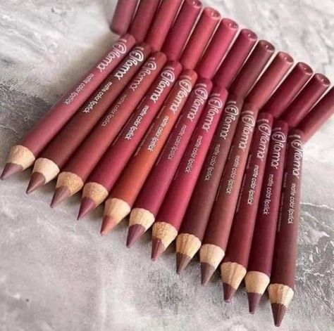 Flormar Lipstick, Brown Nude Lipstick, Pencil Lipstick, Diy Belt For Dresses, Lipstick Pencil, Alat Makeup, Lipstick Kit, Makeup Accesories, Makeup Artist Tips