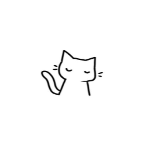 Cat Aesthetic Doodle, Cute Small Easy Doodles Cat, Cute Cat Drawings Simple, Cute Cat Doodles Aesthetic, Cute Small Cat Drawing, Small Cats Drawing, Mini Drawings Cat, Cat Small Drawing, Simple Cute Cat Drawing