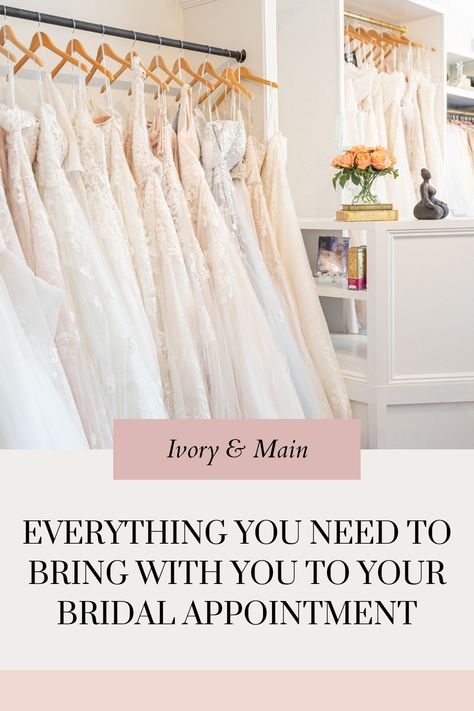 Wondering what you should bring with your bridal appointment? Don't worry we've got you covered! Head to our blog to see our full bridal appointment checklist Bridal Appointment, Supportive Friends, Bridal Salon, Inspiration Boards, Positive Attitude, On Your Wedding Day, Bride Dress, Don't Worry, Perfect Dress