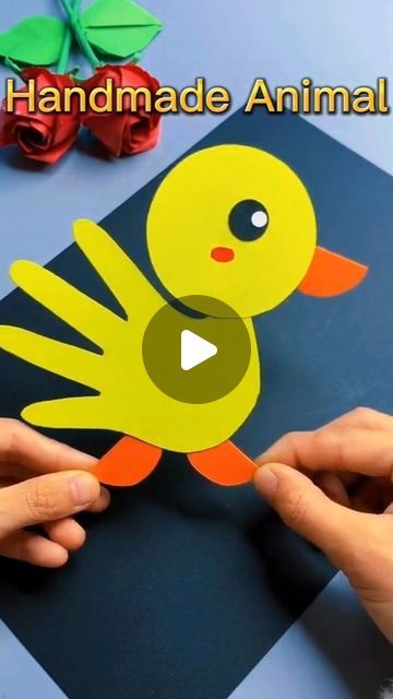 Insta.diyou on Instagram: "Crafted an adorable duck by stenciling a handprint on yellow paper, a fun and easy DIY project for kids! 🦆✨ Perfect for playtime or as a cute decor piece. Check out more creative DIY ideas on my Instagram Reels page: [insta.diyou](https://www.instagram.com/insta.diyou/reels/) #handprintcrafts, #papercrafts, #diyduck, #kidscrafts, #creativefun, #craftingwithkids, #easydiy, #cutecrafts, #funprojects, #handmadeart, #craftingideas, #diyprojects, #artforkids, #handmadefun, #yellowpaper, #craftingjoy, #diyideas, #handprintart, #craftingcommunity, #kidscraftideas, #diyfun, #creativeprojects, #handmadebeauty, #kidscrafttime, #simplecrafts, #craftingisfun, #craftingwithkids, #kidscraftideas, #creativeplay, #craftinginspiration  handprint crafts, papercrafts, diy duck, ki Duck Crafts For Toddlers, Handprint Duck, Duck Crafts For Kids, Diy Cute Crafts, Nursery Worksheet, Hawaiian Ideas, Duck Craft, Handprint Activity, Duck Crafts