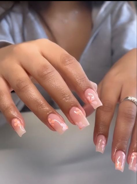 Cute Spring Nails Square, Fall Acrylic, Pink Gel, Glamour Nails, Modern Nails, Summery Nails, Her Nails, Simple Acrylic Nails, Classy Acrylic Nails