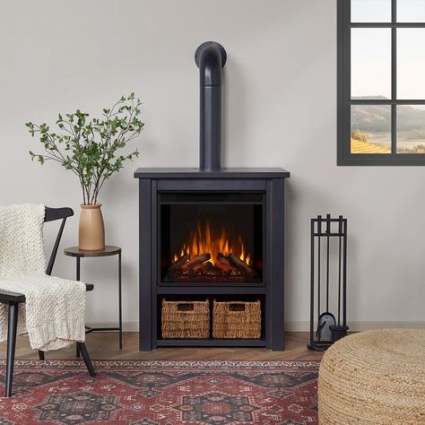 Woodburning Stove Fireplace, Tiny Wood Stove, Indoor Electric Fireplace, Portable Fireplace, Basement Fireplace, Room Heater, Fireplace Heater, Real Flame, Stove Fireplace